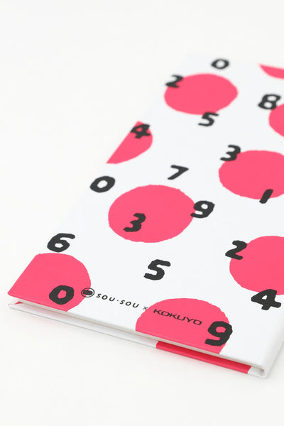 SOU.SOU x Kokuyo Notebook - Polka Dots & Numbers "SO-SU-U"