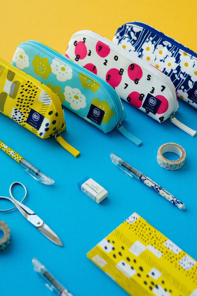 SOU.SOU x Kokuyo Pencil Case - Polka Dots & Numbers "SO-SU-U"