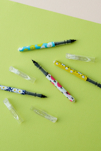 SOU.SOU x Kokuyo 0.5mm Roller Pen - Polka Dots & Numbers "SO-SU-U"