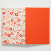 Shogado Yuzen Folding Stampbook - Shuincho Goen Series - Red #2 (Made in Kyoto, Japan)