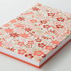 Shogado Yuzen Folding Stampbook - Shuincho Goen Series - Red #2 (Made in Kyoto, Japan)