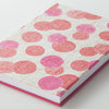 Shogado Yuzen Folding Stampbook - Shuincho Goen Series - Pink / Red #5 (Made in Kyoto, Japan)