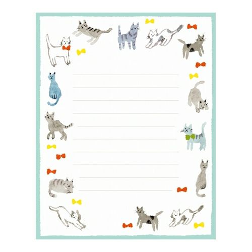 Furukawa Paper Works - Special Letter Set - Cats