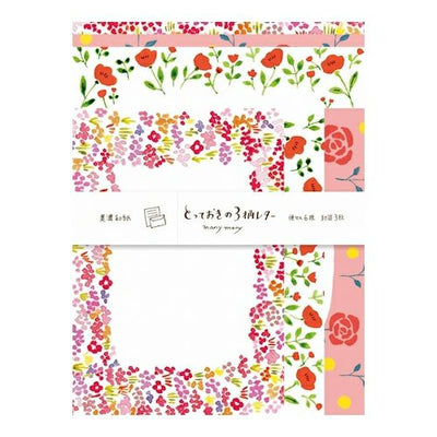 Furukawa Paper Works - Special Letter Set - Flowers