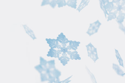 Appree Korea - Sticky Notes - Icy Blue Translucent Snowflakes (Large Pack)