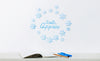 Appree Korea - Sticky Notes - Icy Blue Translucent Snowflakes (Large Pack)