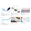 Tombow Fudenosuke Brush Pen - 10 Colour Set - Hard Tip