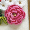 Olympus Tsumami Flower Craft Kit with Wooden Frame - Winter Bouquet