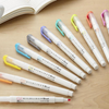 Zebra Mildliner Brush Pens - Pale Fluorescent Colours - Set of 5