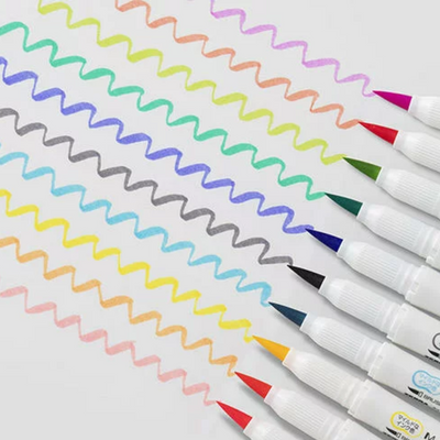 Zebra Mildliner Brush Pens - Sunny Mild Colour Set of 5