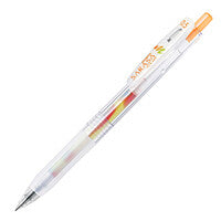 Zebra Sarasa Clip Marble Gel Pens - 0.5mm Tip - 5 Individual Colours