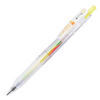 Zebra Sarasa Clip Marble Gel Pens - 0.5mm Tip - 5 Individual Colours