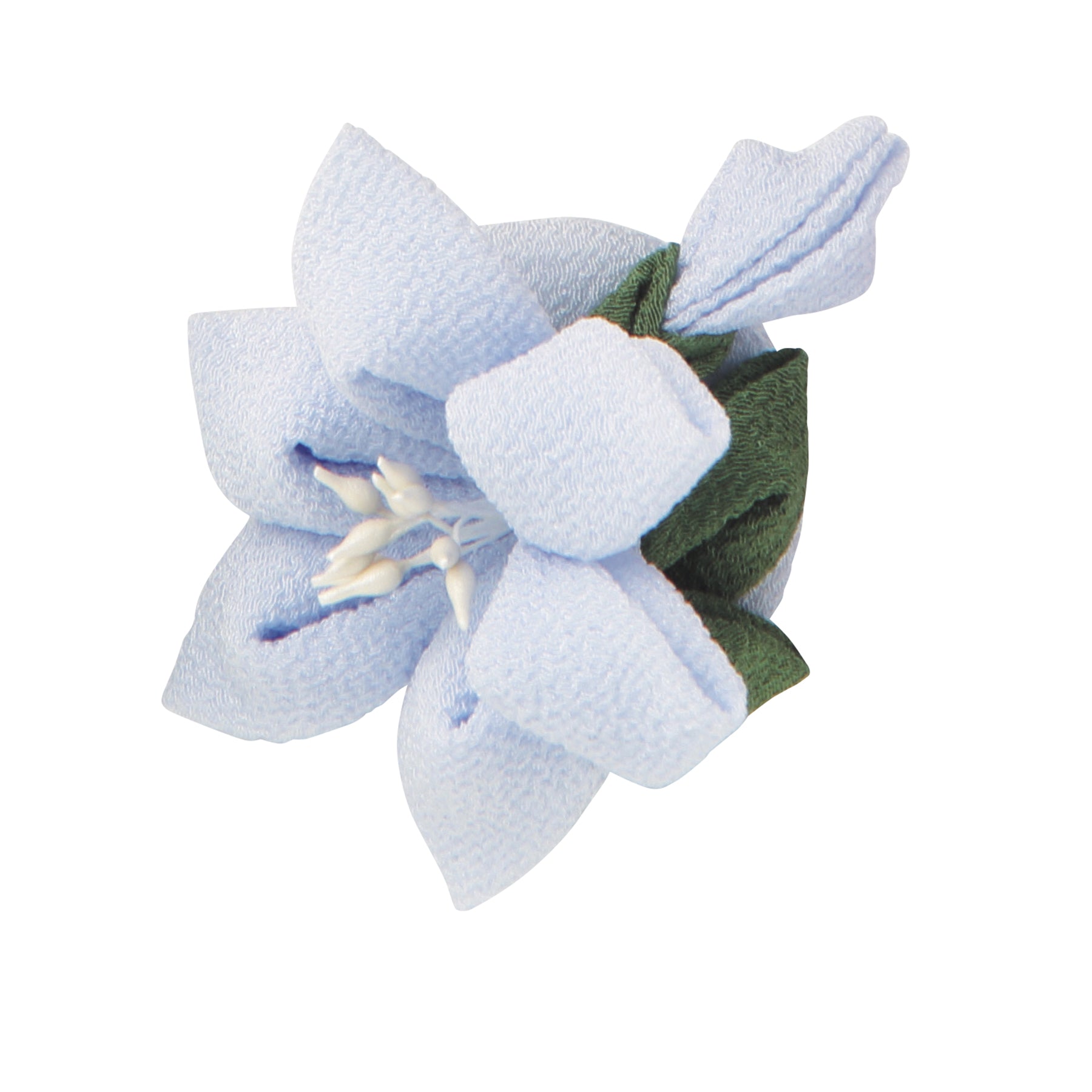 Olympus Tsumami Zaiku Flower Brooch Craft Kit  - Blue Lily