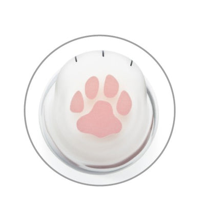 Coconeco Cat Paw Glass - Bi-Colour Cat (Made in Japan)