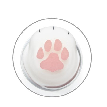 Coconeco Cat Paw Glass - Black Tiger Pattern Cat (Made in Japan)