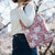 Noren Japanese Tote Bag - Pink with Sakura (Made in Japan)