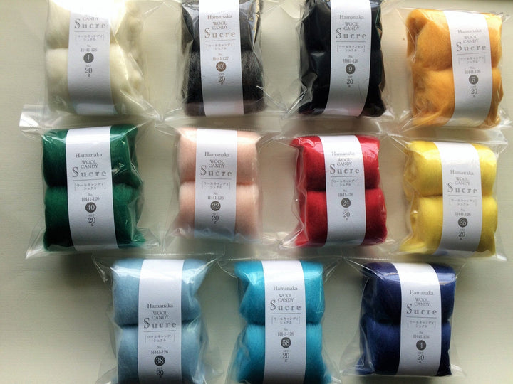 Hamanaka Wool Candy Sucre - White 20g