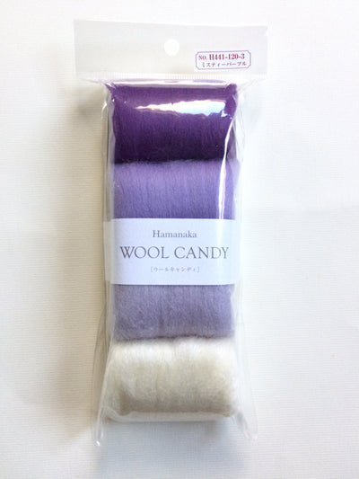 Hamanaka Wool Candy 4 Colour Set- Purple