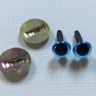 Hamanaka 6mm Blue Eyes - 1 Pair