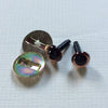 Hamanaka 6mm Brown Eyes - 1 Pair