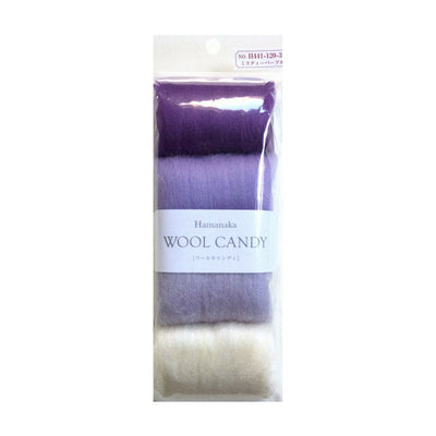 Hamanaka Wool Candy 4 Colour Set- Purple