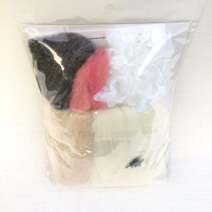 Hamanaka Needle Felting Kit - Panda, Sheep and Rabbit (English)
