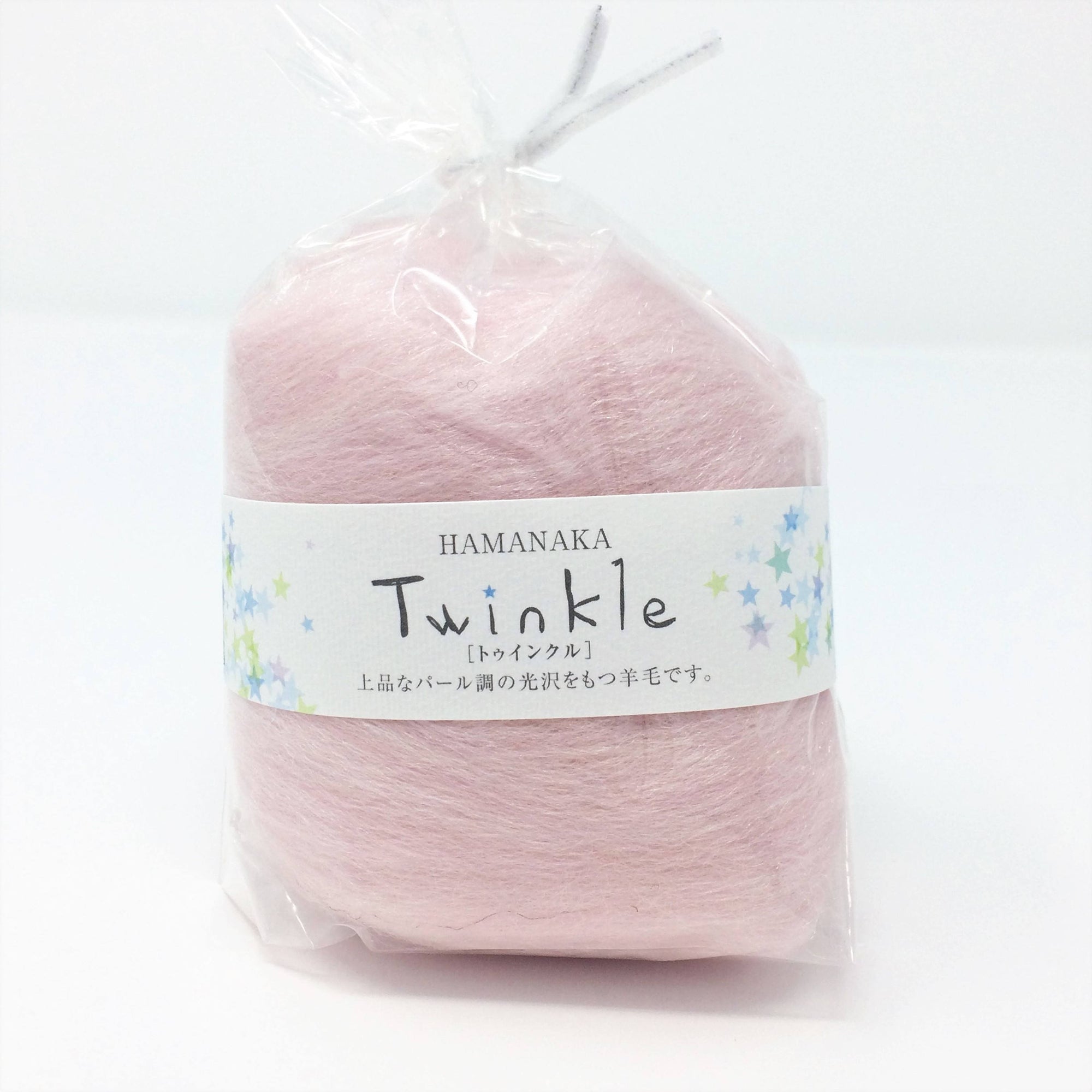 Hamanaka Twinkle Needle Felting Wool - Pink
