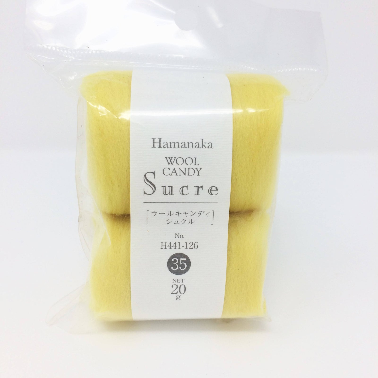 Hamanaka Wool Candy Sucre - Yellow 20g