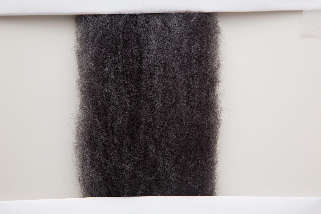 Hamanaka Aclaine "Natural Mix" Acrylic Fibre - Charcoal 15g (#255)