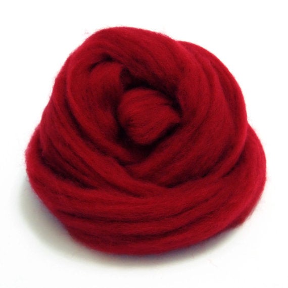 HandCrafter Super Fast Needle Felting Wool - Noble Red V109