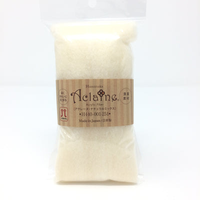 Hamanaka Aclaine "Natural Mix" Acrylic Fibre - Cream 15g (#251)