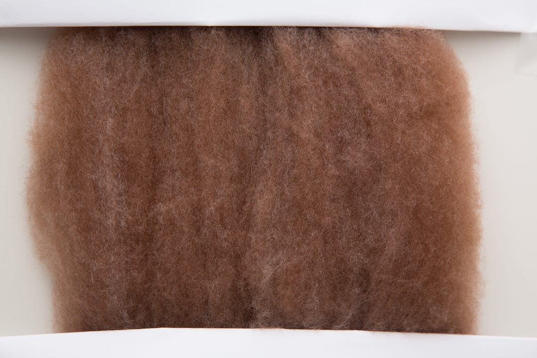 Hamanaka Aclaine "Natural Mix" Acrylic Fibre - Dark Brown 15g (#253)