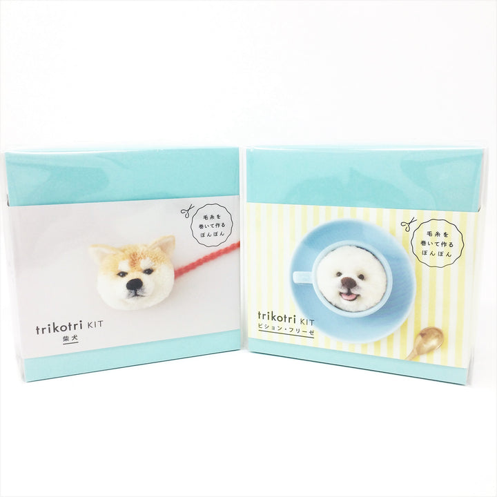 Trikotri KIT -  Bichon Frise Pom Pom Kit (English)