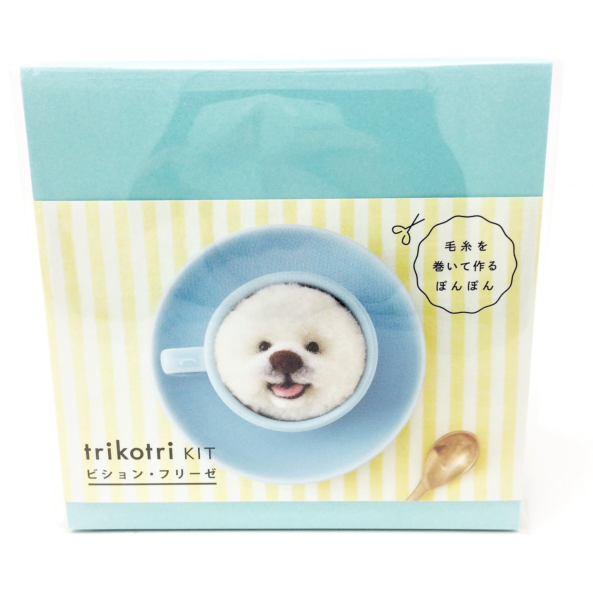 Trikotri KIT -  Bichon Frise Pom Pom Kit (English)