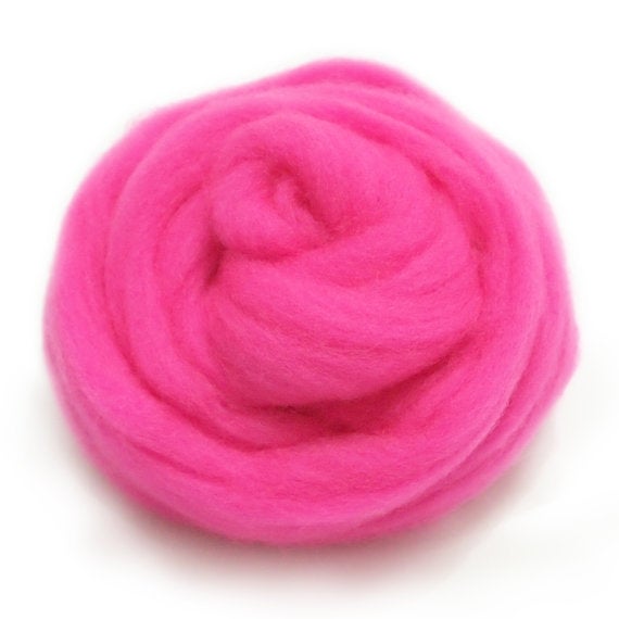 HandCrafter Super Fast Needle Felting Wool - Fluorescent Pink V113