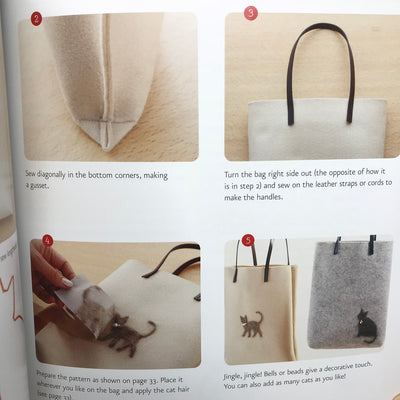 Crafting with Cat Hair - English Book by Kaori Tsutaya