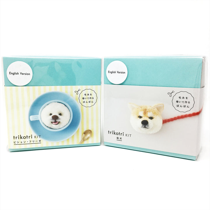 Trikotri KIT -  Bichon Frise Pom Pom Kit (English)