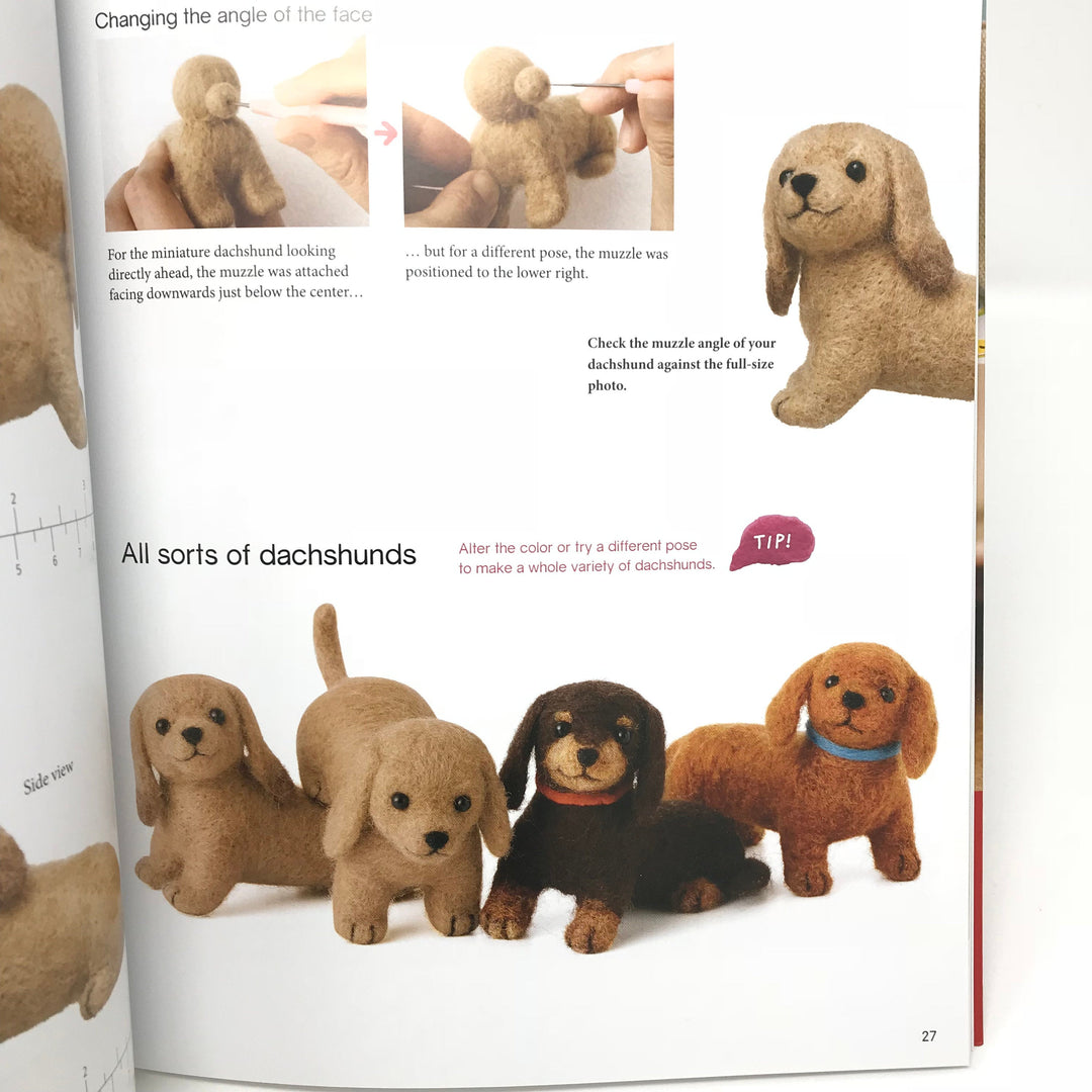 Sweet and Simple Needle Felted Animals English Book - Sachiko Susa