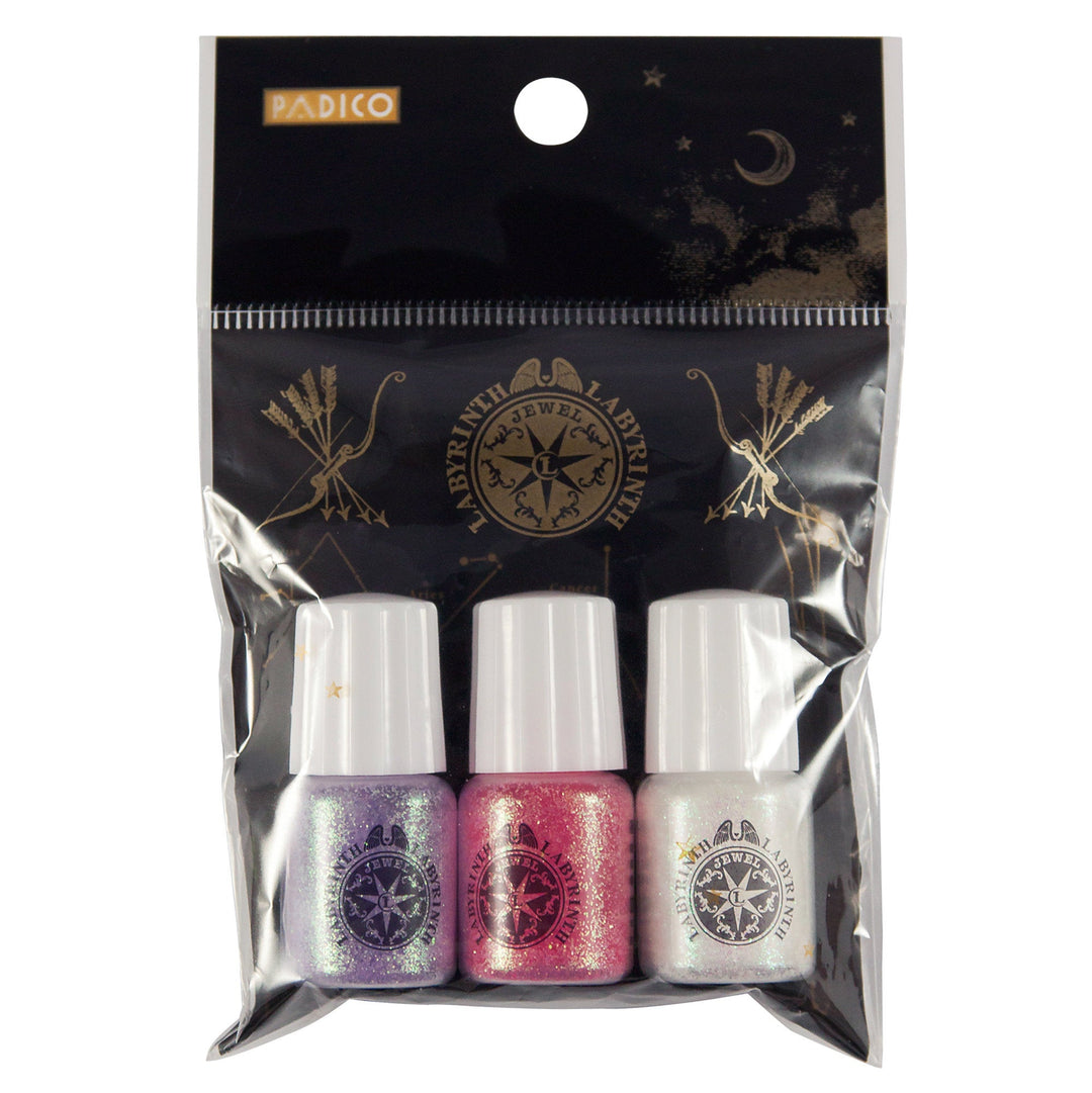 Padico Glitter Set for Resin Crafts - Purple, Pink, White