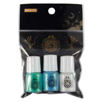Padico Glitter Set for Resin Crafts - Blue, Green, White