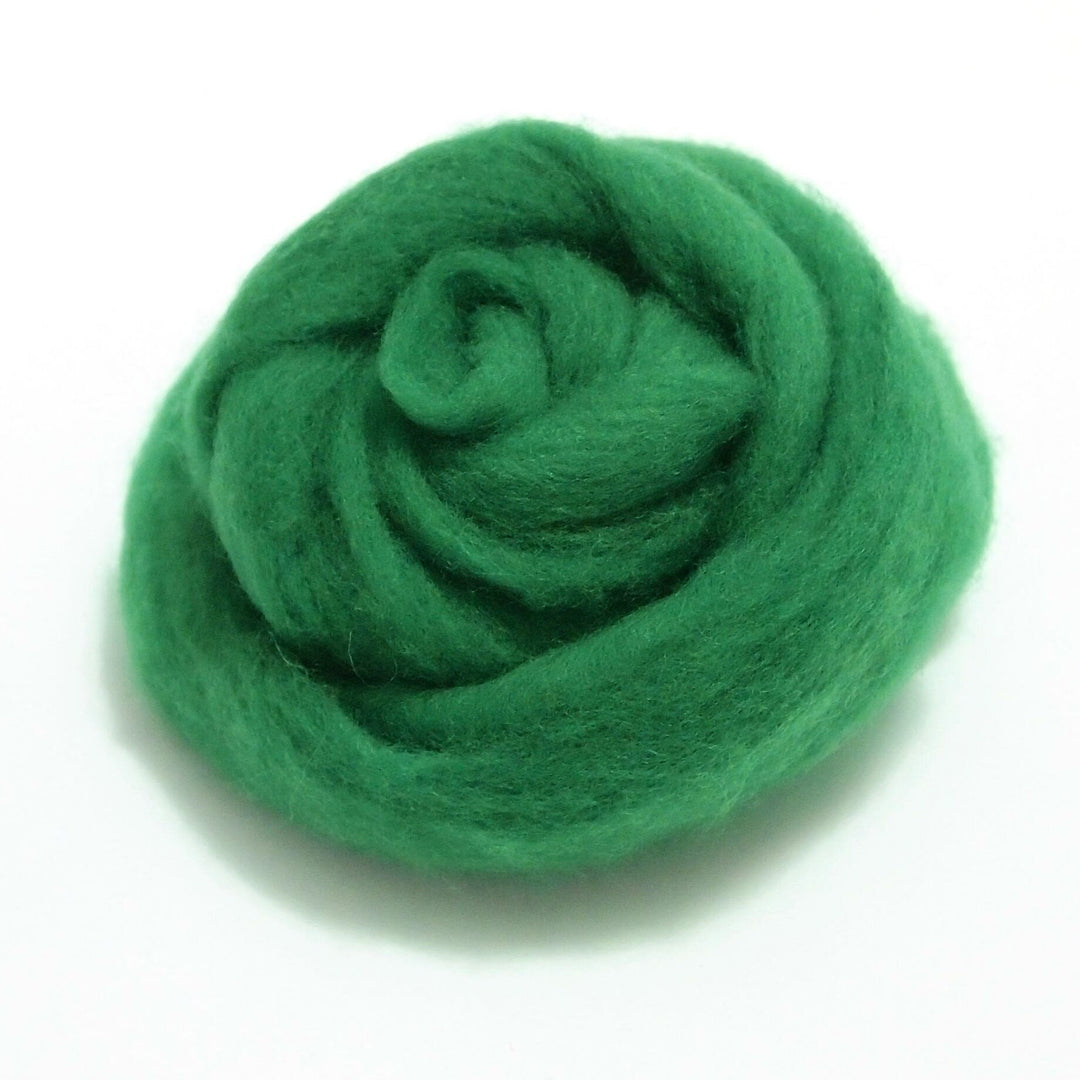 HandCrafter Super Fast Needle Felting Wool - Christmas Green V208