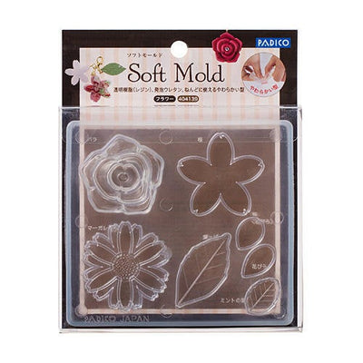 Padico Resin Soft Mold - Flowers