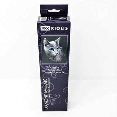 Riolis Diamond Painting Kit - Russian Blue Cat