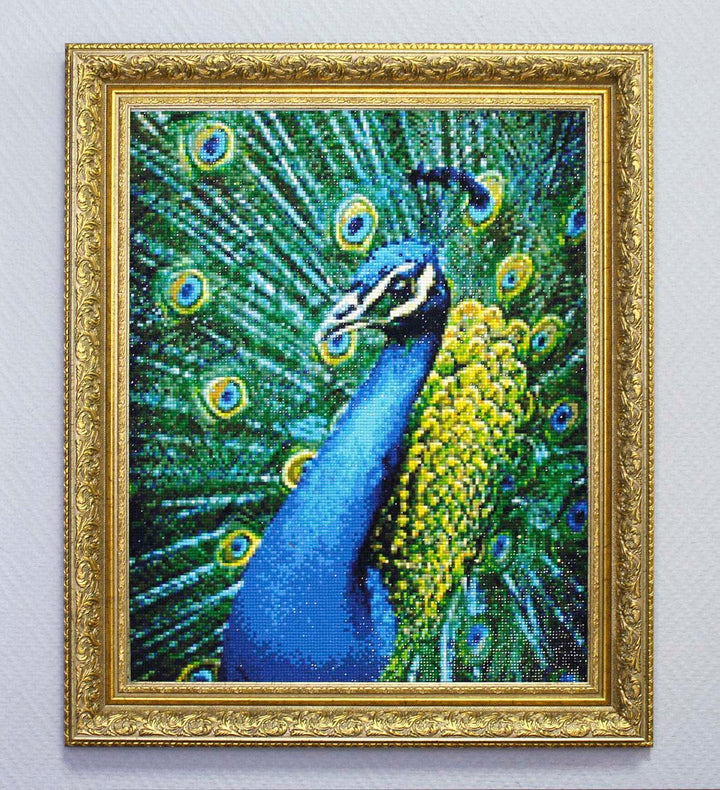 Wizardi Diamond Painting Kit - Peacock