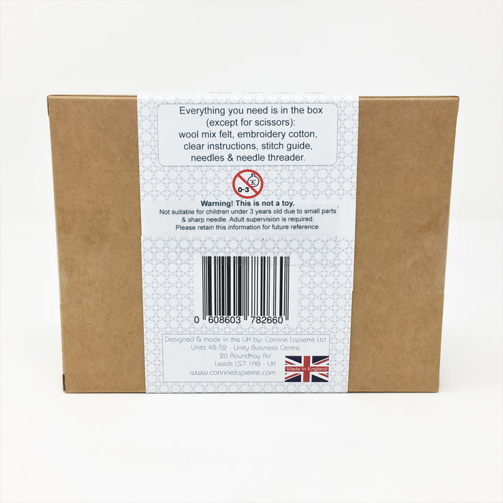 Corinne Lapierre Embroidery Sewing Kit - Needle Case with Flowers