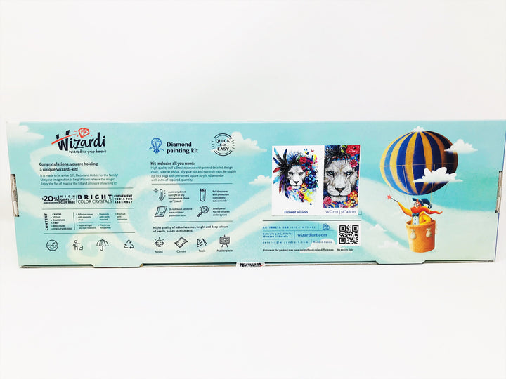 Wizardi Diamond Painting Kit - Lion