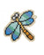 Wizardi Wooden Charms Diamond Painting Kit - Dragonfly