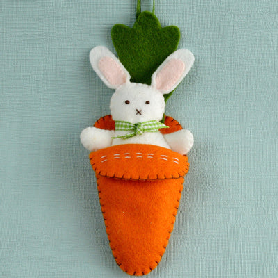 Corinne Lapierre Mini Sewing Kit - Bunny in Carrot Bed