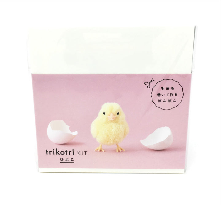 Trikotri KIT - Chick with Egg Pom Pom Kit