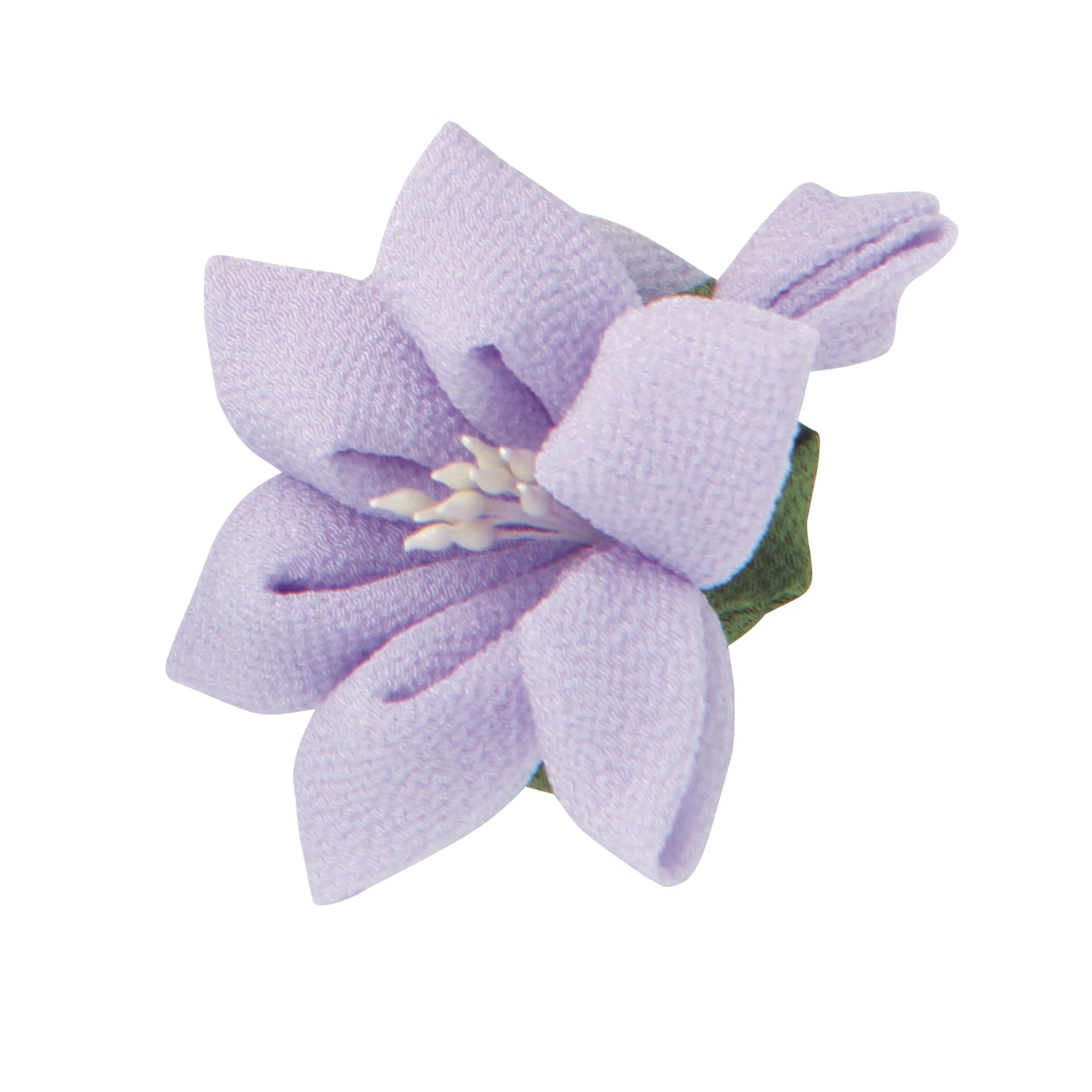 Olympus Tsumami Zaiku Flower Brooch Craft Kit  - Lilac Lily